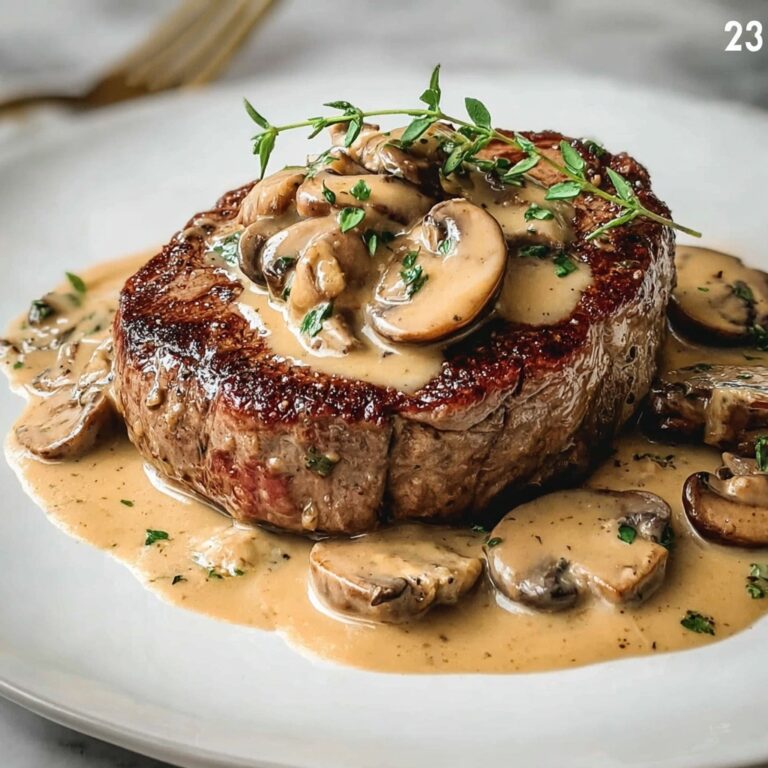 Mushroom Sauce Steak Recipe