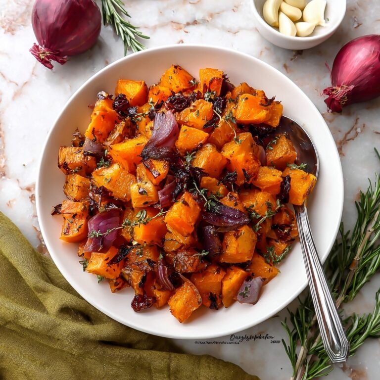 Roasted Butternut Squash & Sweet Potatoes with Rosemary Recipe