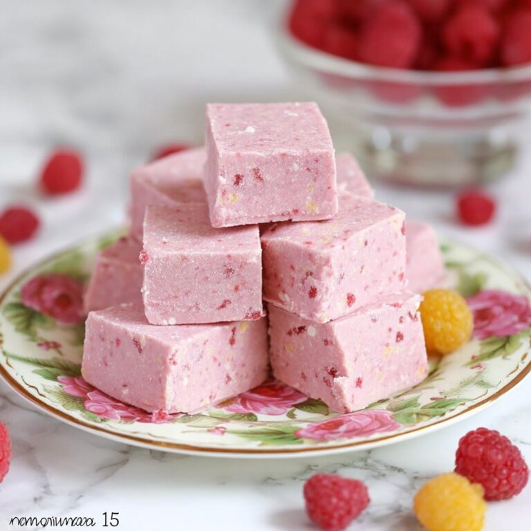 Raspberry Coconut Fudge | A Sugar-Free, Vegan Fudge Recipe
