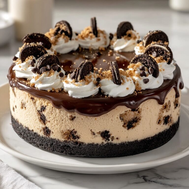 No Bake Cookie Dough Cheesecake Recipe