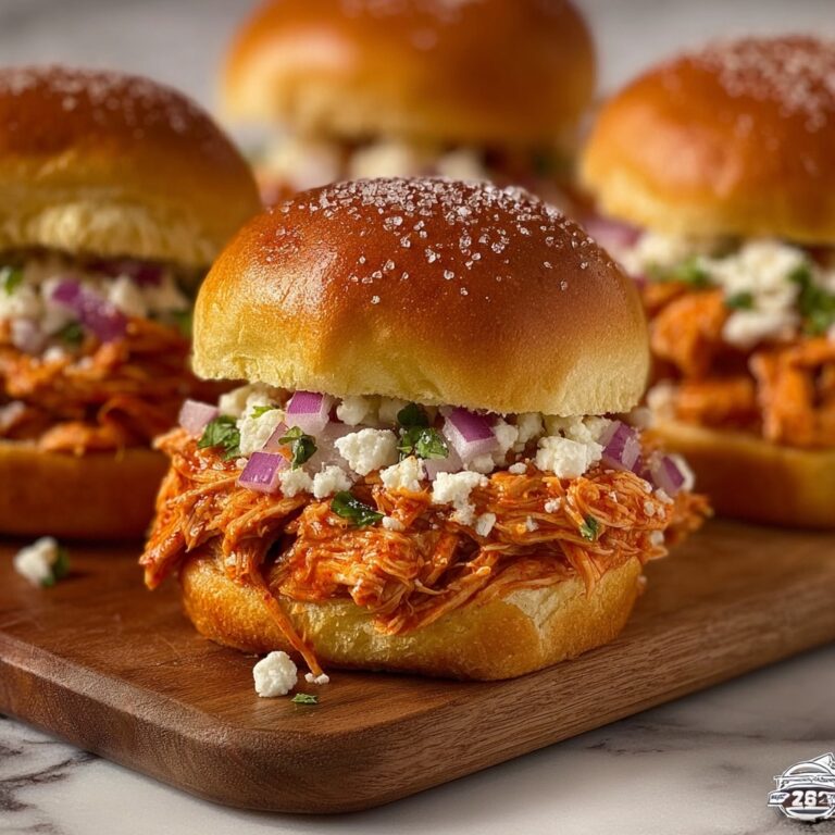 Spicy Buffalo Chicken Sliders Recipe
