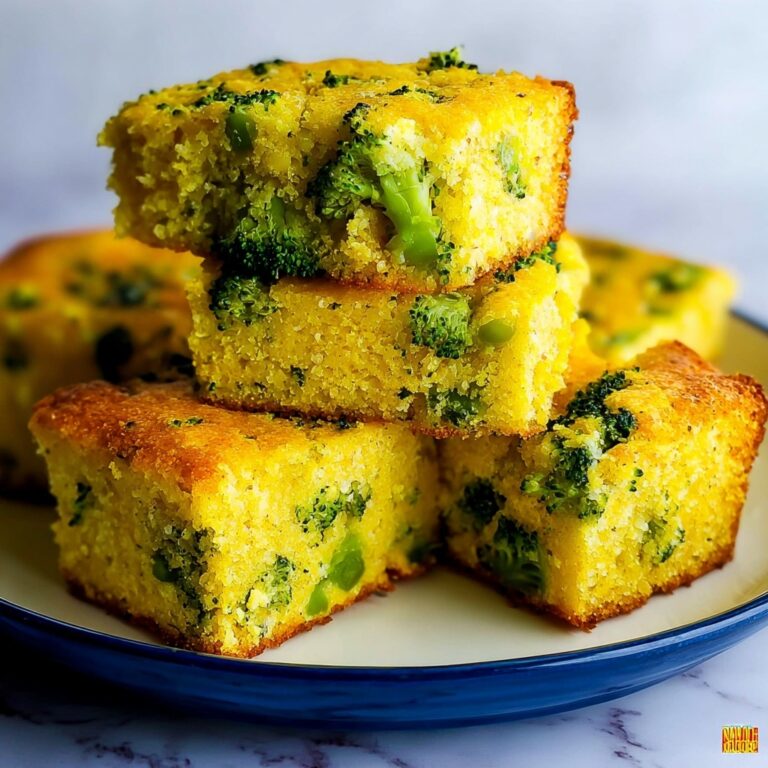 Savory Jiffy Cornbread with Broccoli and Cheddar Recipe