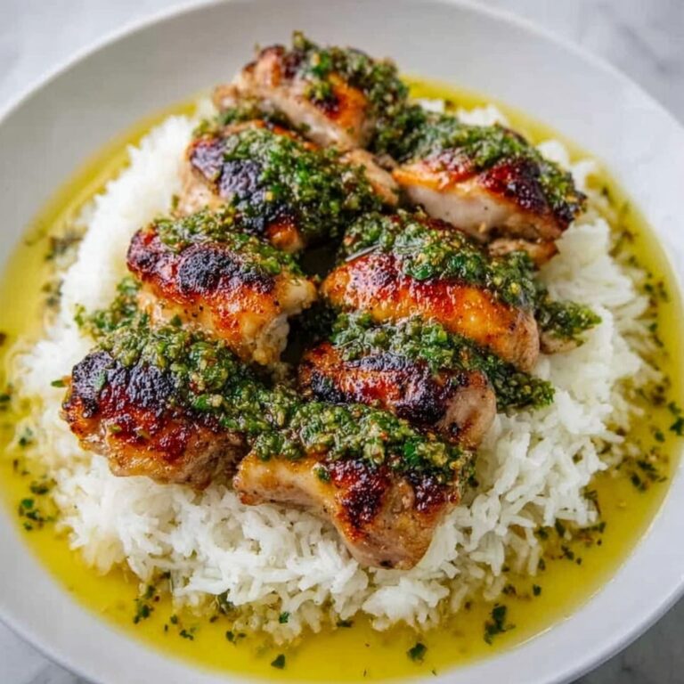 Peruvian Chicken and Rice with Green Sauce Recipe