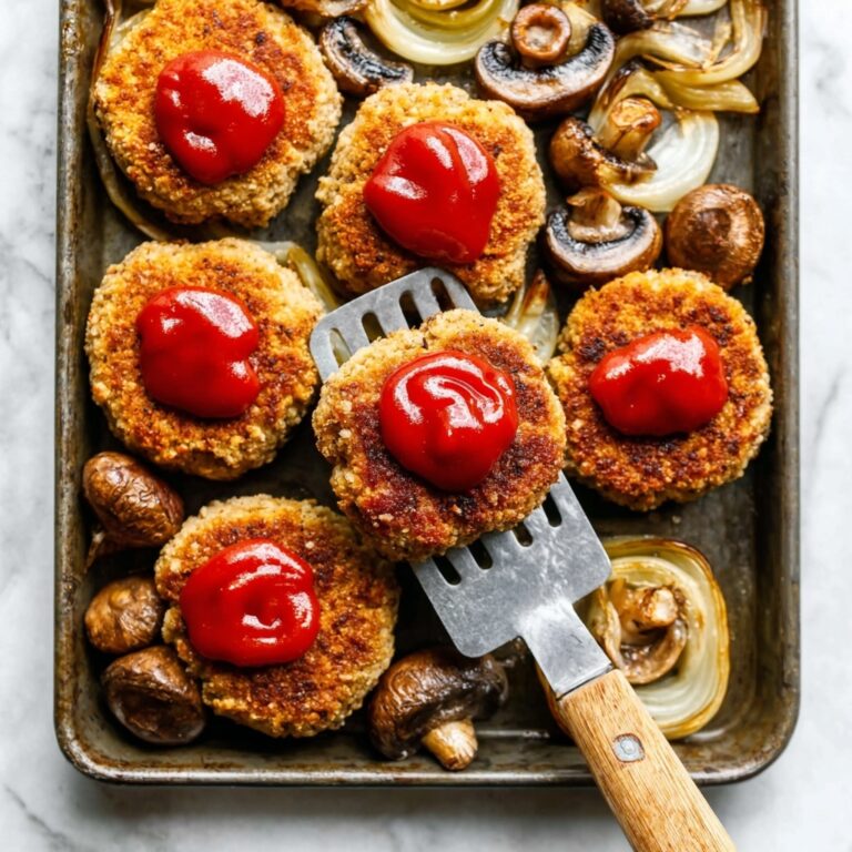 Sheet Pan Mini Meatloaf with Veggies Recipe