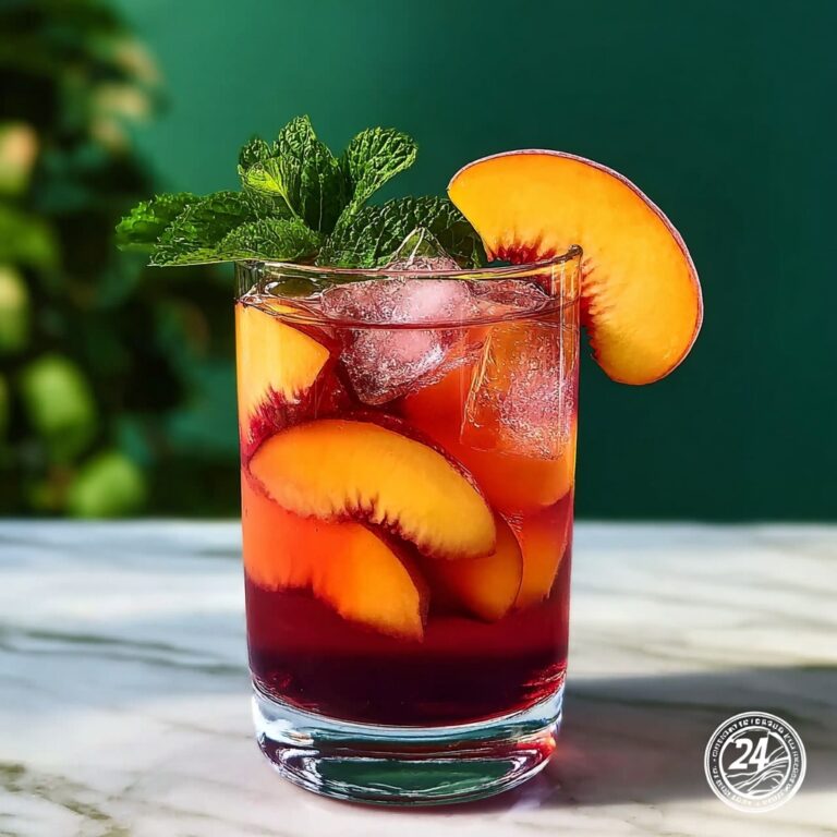 Peach Hibiscus Sunset Tea: Your Refreshing Summer Sip Recipe