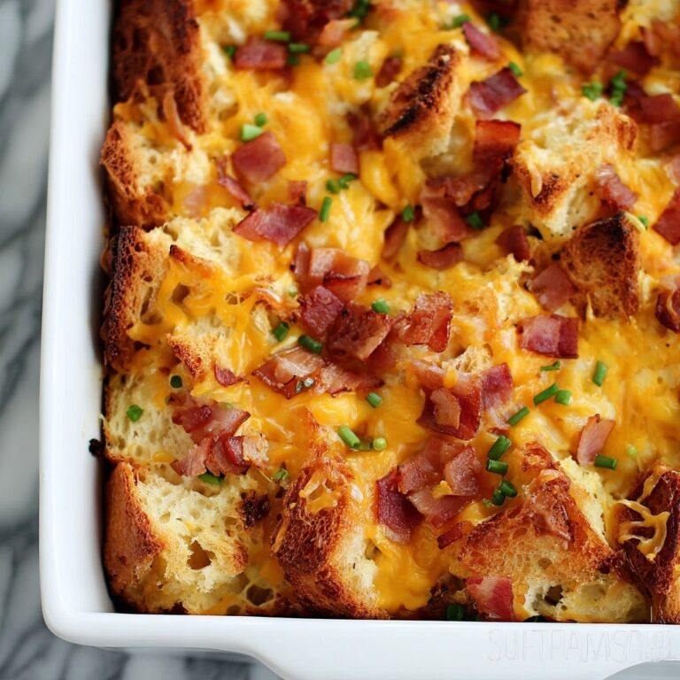 Bacon, Egg, and Cheese Croissant Bake Recipe
