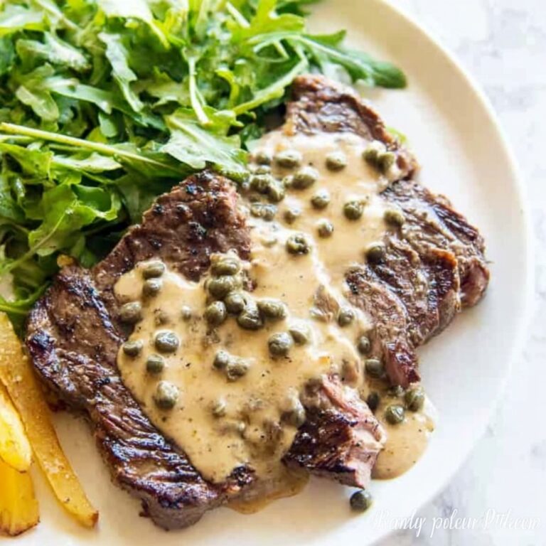 Perfect Steak with Peppercorn Sauce Recipe