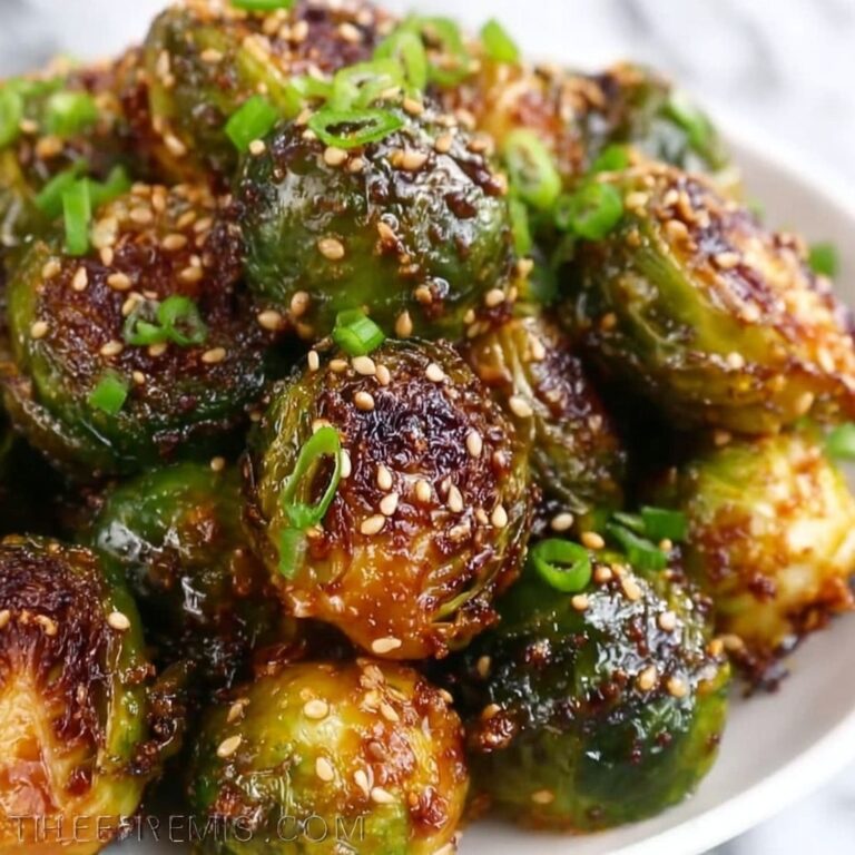 Honey Sriracha Brussels Sprouts Recipe