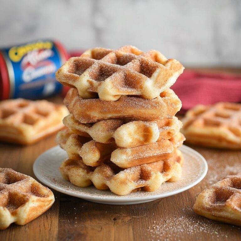Cinnamon Sugar Biscuit Waffles Recipe