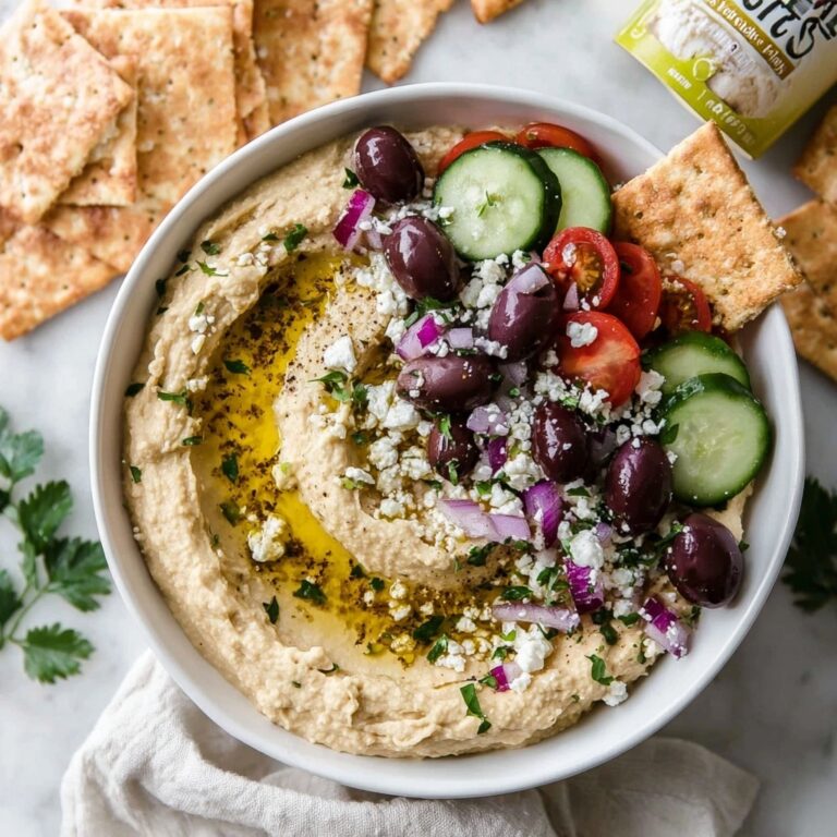 Greek-Style Loaded Hummus Recipe