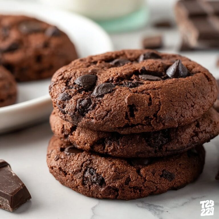 Double Chocolate Chip Cookies Insanely Easy Crowd Pleaser Recipe