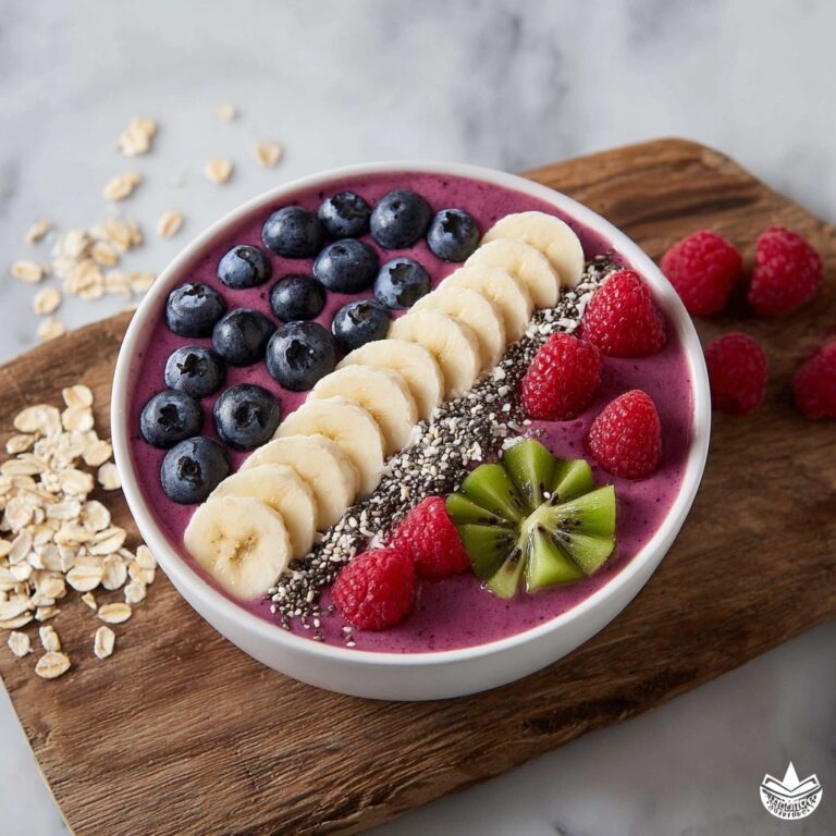 Energizing Breakfast Smoothie Bowl for a Vibrant Morning Boost Recipe