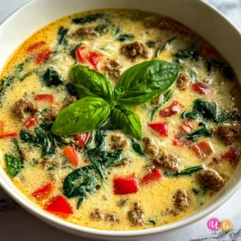 Delicious Parmesan Beef Sausage Ditalini Soup Recipe