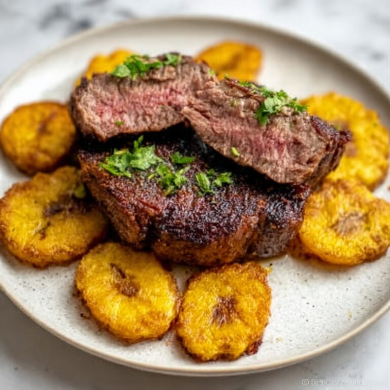 Tallow-Fried Plantain & Steak Recipe