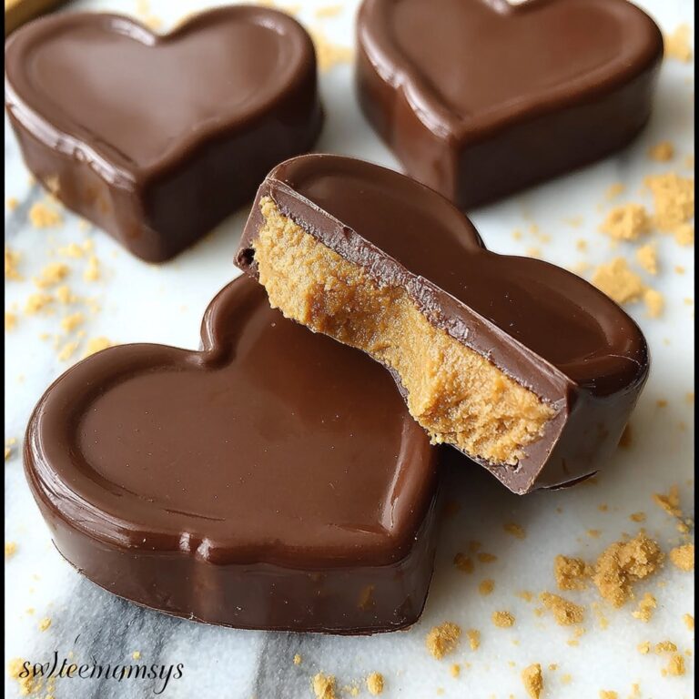 Chocolate Peanut Butter Valentine’s Heart (Non-Alcoholic) Recipe