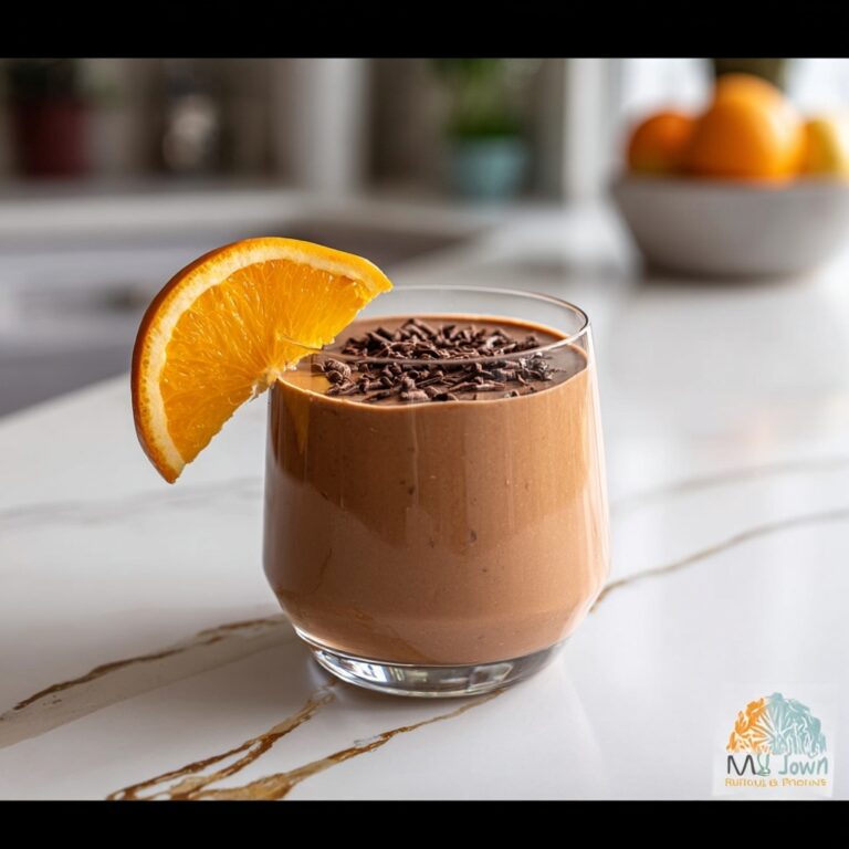 Chocolate Orange Protein Shake Recipe