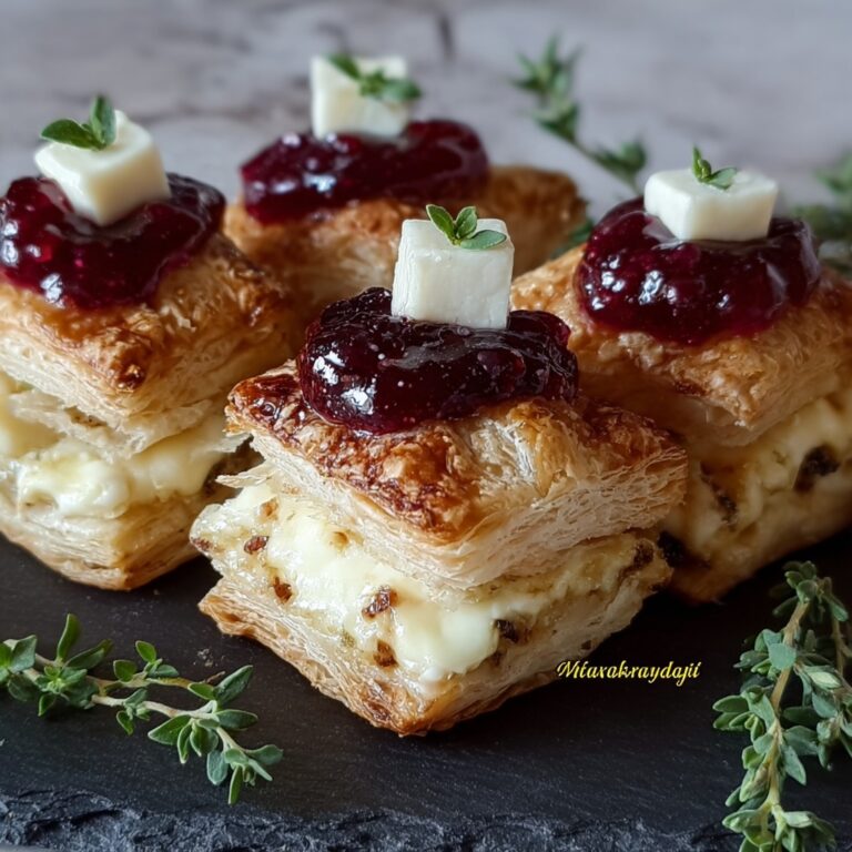 Cranberry Brie Bites Recipe
