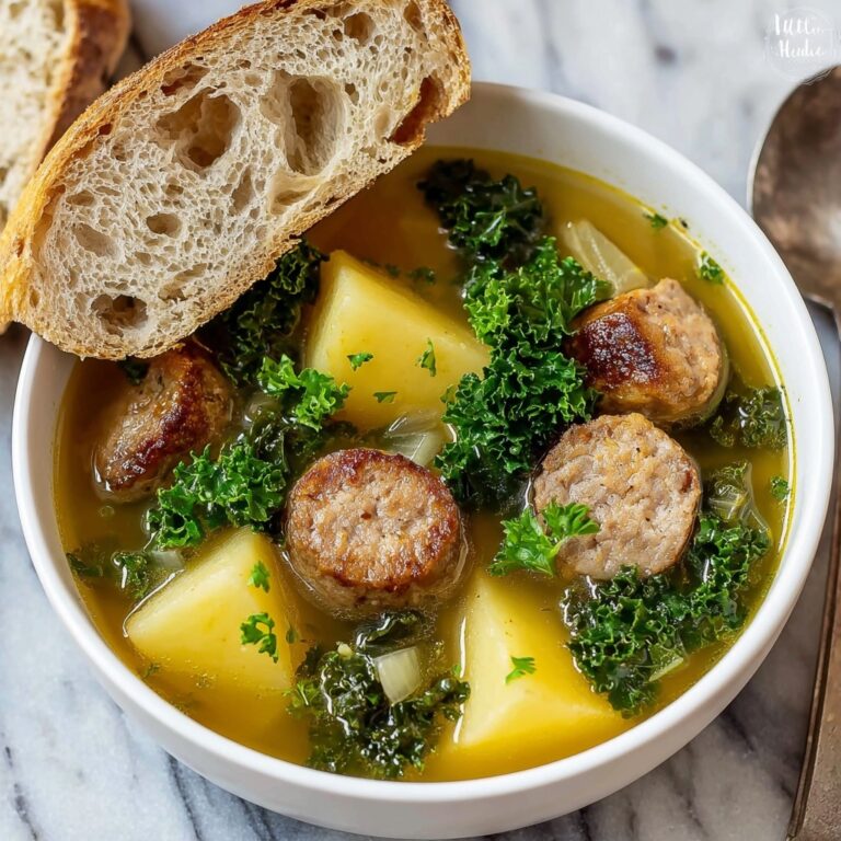 Budget-Friendly Sausage and Kale Soup with Potatoes Recipe