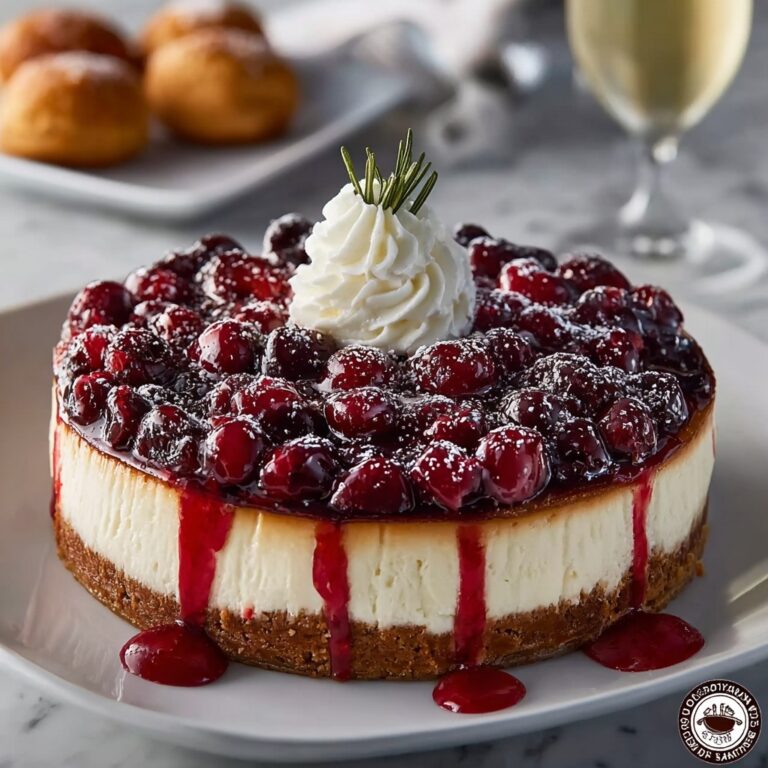 Cranberry White Chocolate Tart Recipe