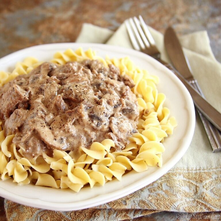 Easy Hamburger Stroganoff Recipe