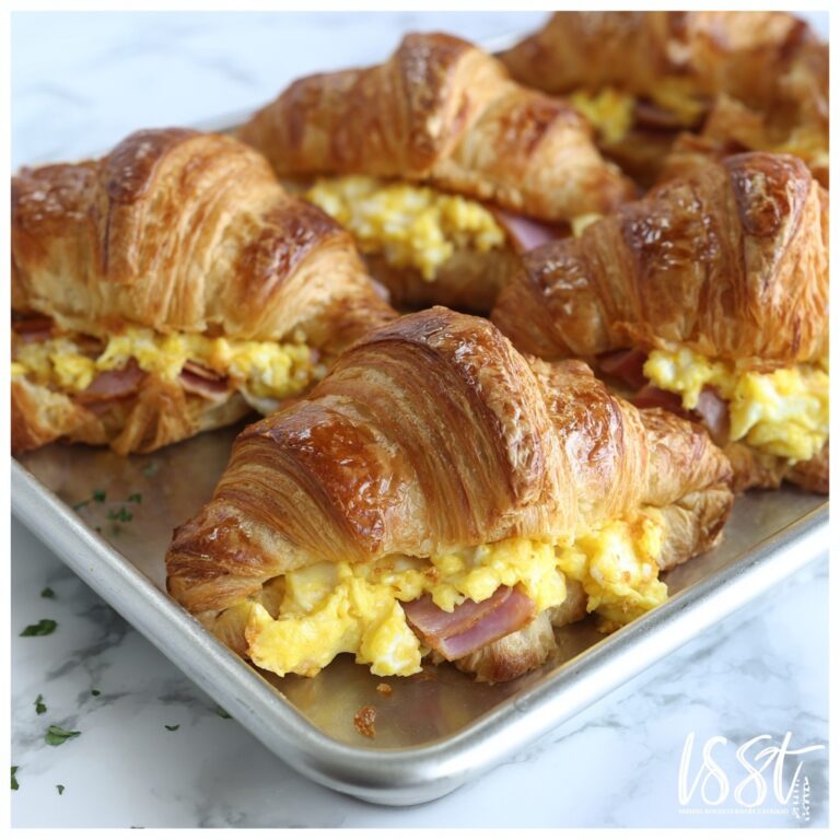 Freezer Croissant Breakfast Sandwiches for Busy Mornings Recipe