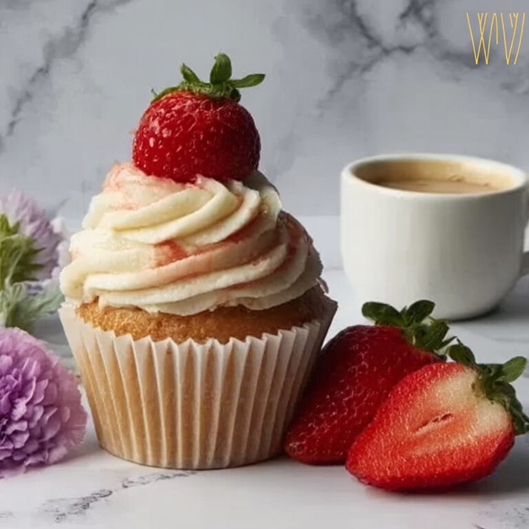 Real Strawberry Cupcakes Recipe