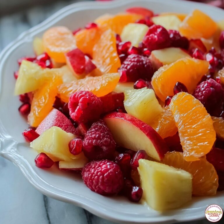 Delicious Winter Fruit Salad with Cinnamon Vanilla Twist Recipe