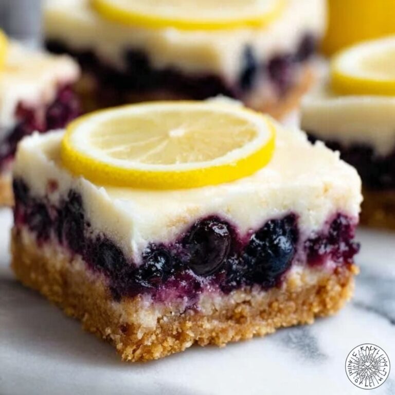 Blueberry Lemon Blondies Recipe
