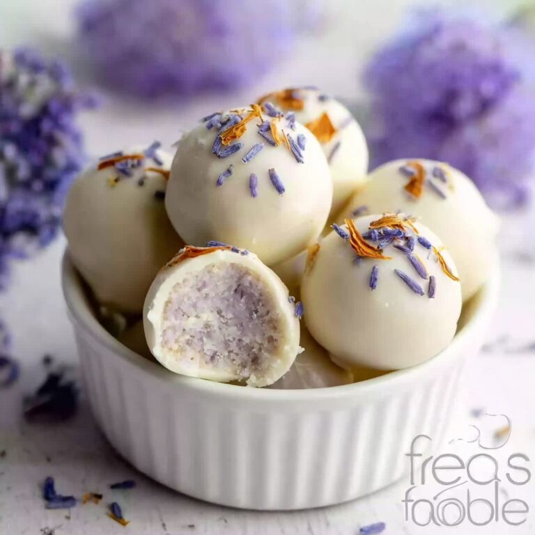 Honey Lavender White Chocolate Truffles Recipe