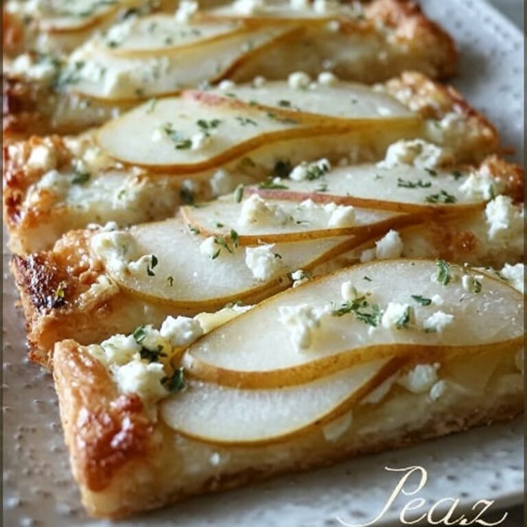 Pear and Gorgonzola Flatbread Recipe