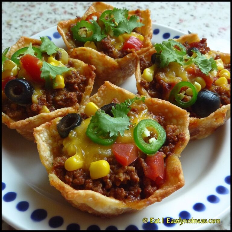 Spicy Mexican Taco Cupcakes Recipe