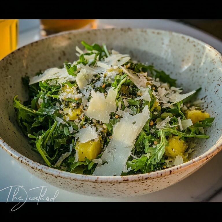 Fresh & Zesty Arugula Parmesan Lemon Salad – The Ultimate Light Arugula Salad Recipe