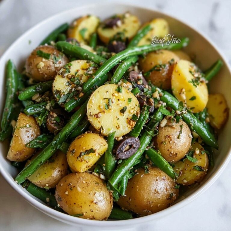 French-Style Potato and Green Bean Salad with Zesty Vinaigrette Recipe