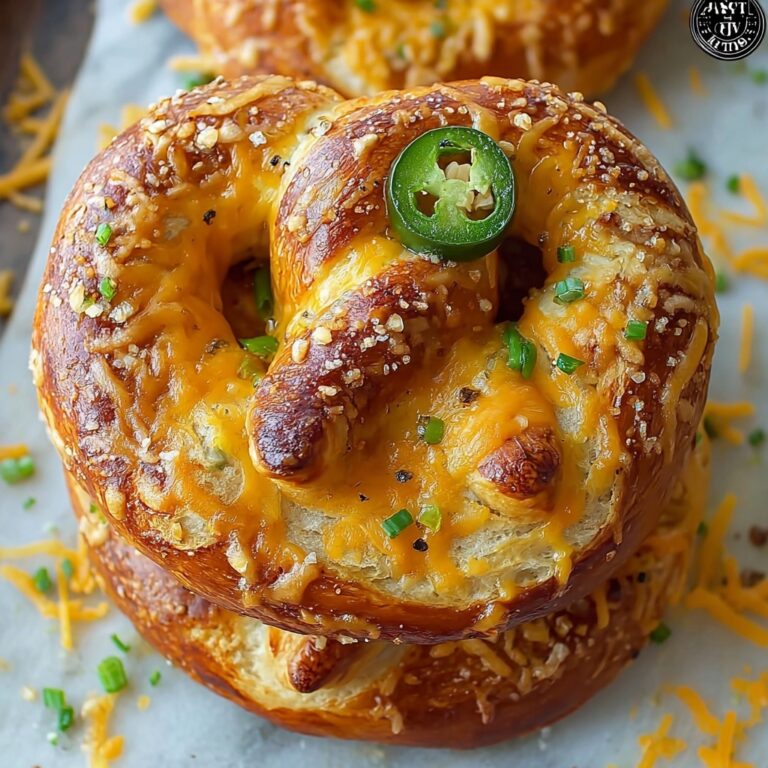 Jalapeño Cheese Stuffed Pretzels Recipe