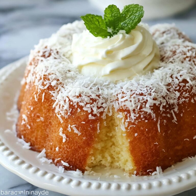 Coconut Cream Cheese Pound Cake Recipe