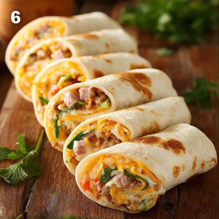 Taco Tortilla Roll-Ups Recipe