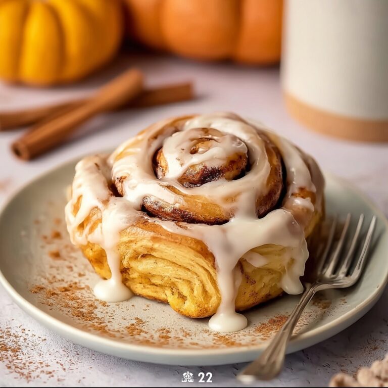Pumpkin Cinnamon Rolls with Cream Cheese Frosting Recipe