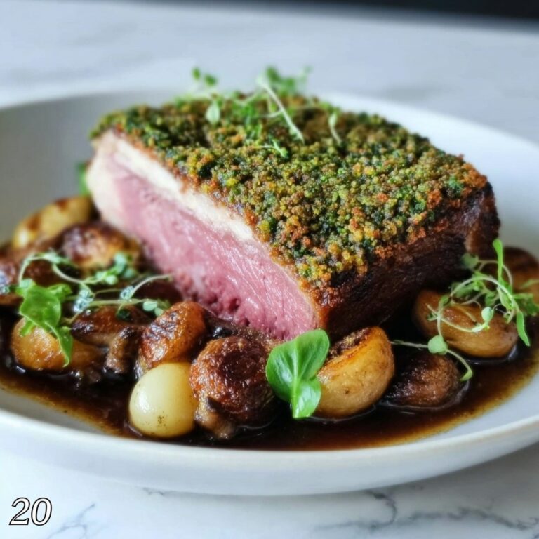 Herb-Crusted Roasted Lamb Recipe