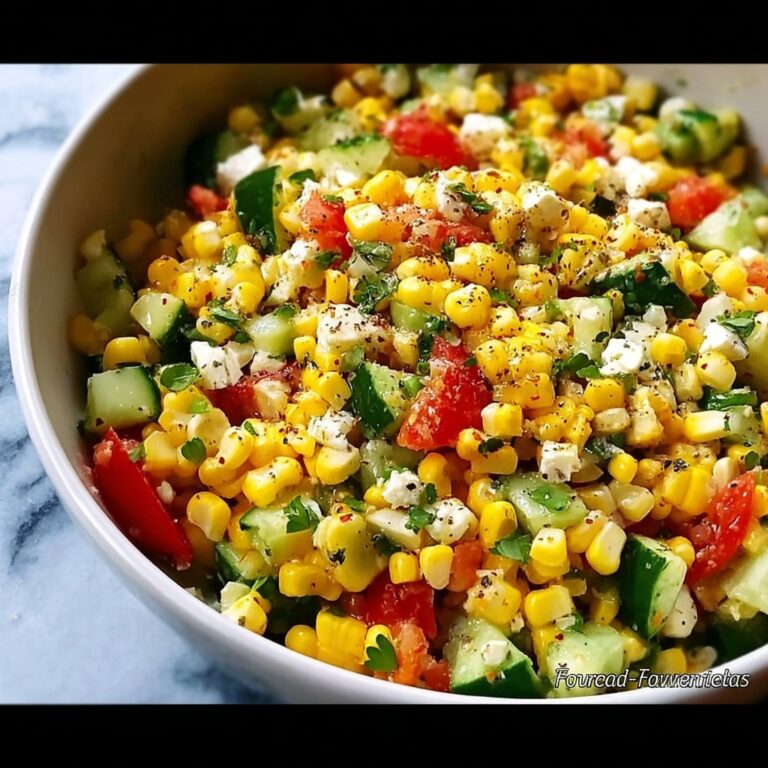 Sweet and Zesty Refreshing Corn Salad for Summer Vibes Recipe