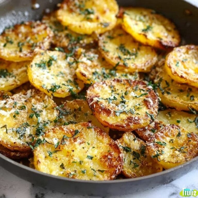 Garlic Parmesan Smashed Potatoes Recipe