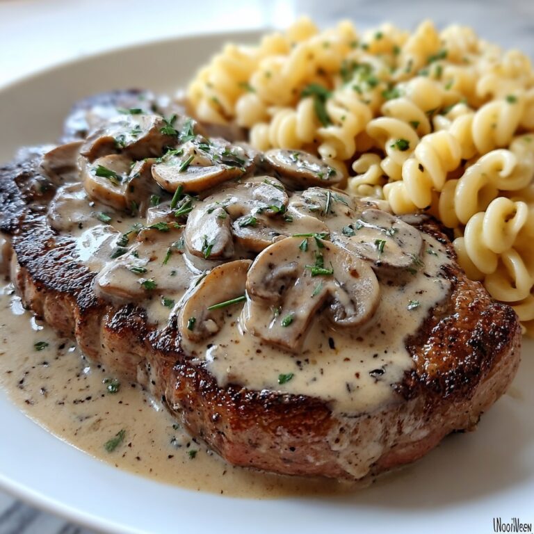 Creamy Mushroom Sauce for Steak Lovers Recipe