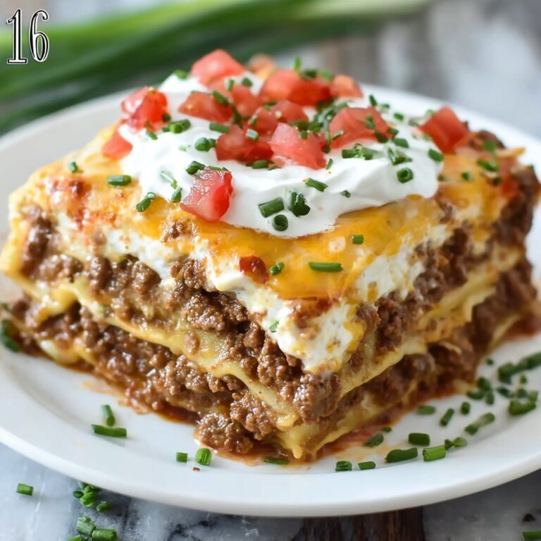 Taco Lasagna: Discover the Ultimate Mexican Comfort Dish! Recipe