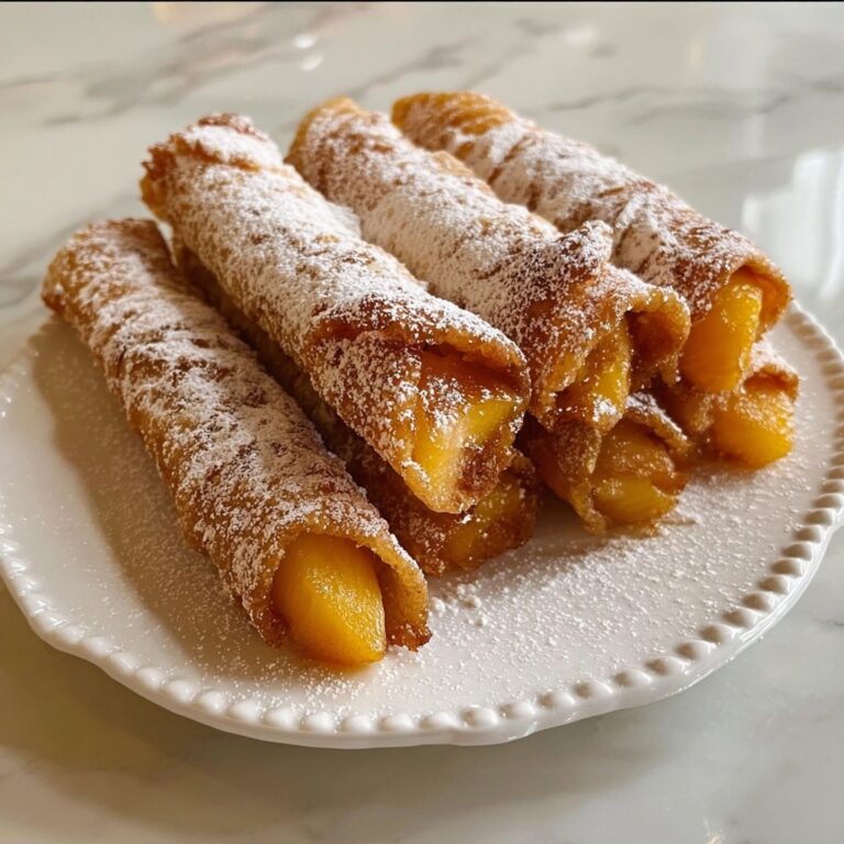 Crispy Peach Cobbler Egg Rolls: A Fun Twist Recipe