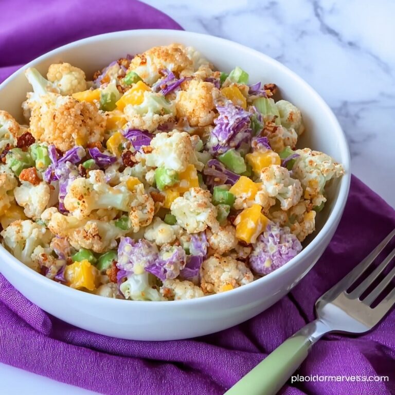 Cauliflower Cashew Confetti Salad: A Colorful Vegan Feast Recipe