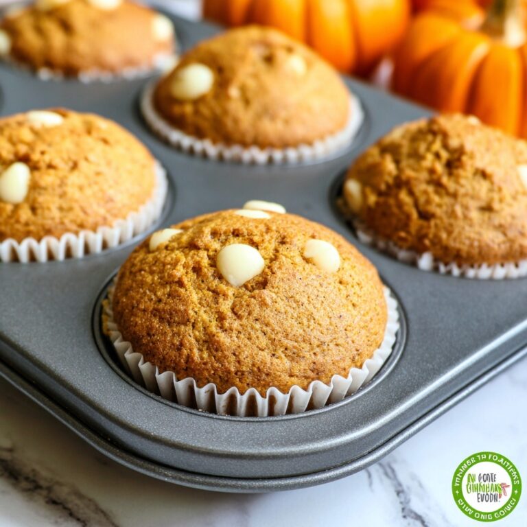 White Chocolate Chip Pumpkin Muffins Recipe