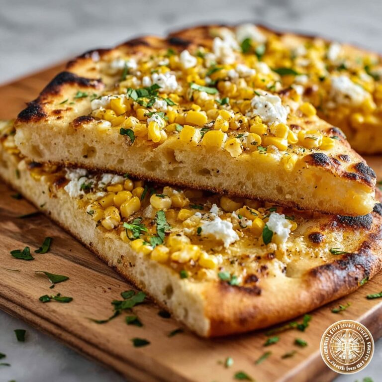 Sweet Corn Flatbread Recipe