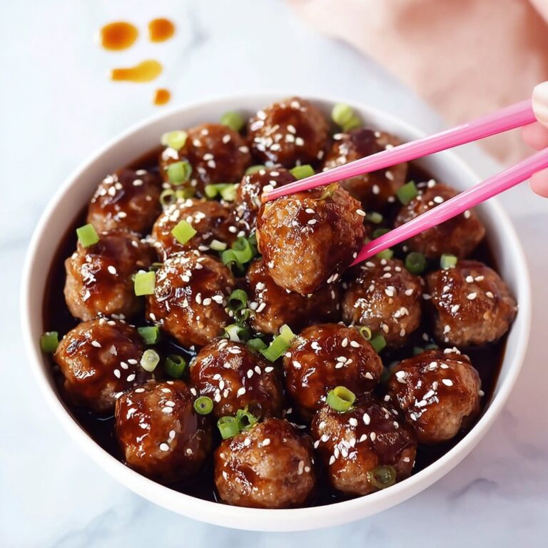 Asian Glazed Turkey Meatballs Recipe