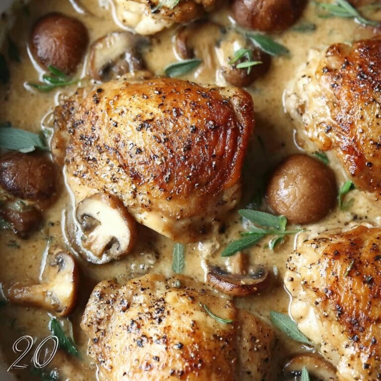 Creamy Chicken Dijon with Mushrooms in Under 30 Minutes Recipe