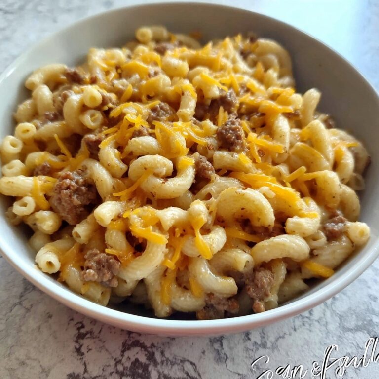 Ranch Beef Cheddar Macaroni Recipe