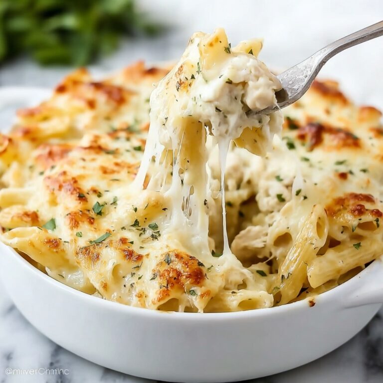 Creamy Chicken Alfredo Casserole Recipe